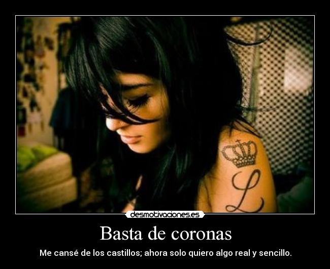 Basta de coronas -