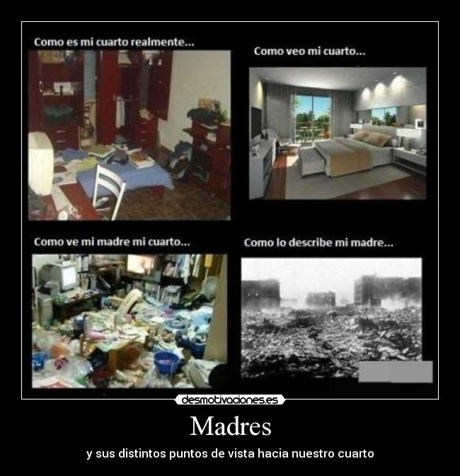 carteles madres puntos vista desmotivaciones
