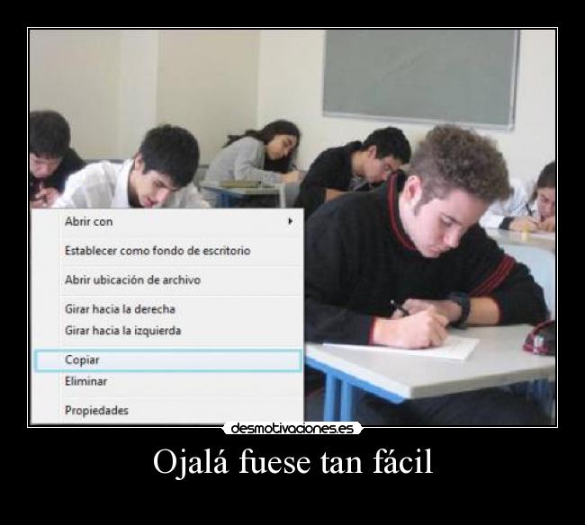 Ojalá fuese tan fácil - 