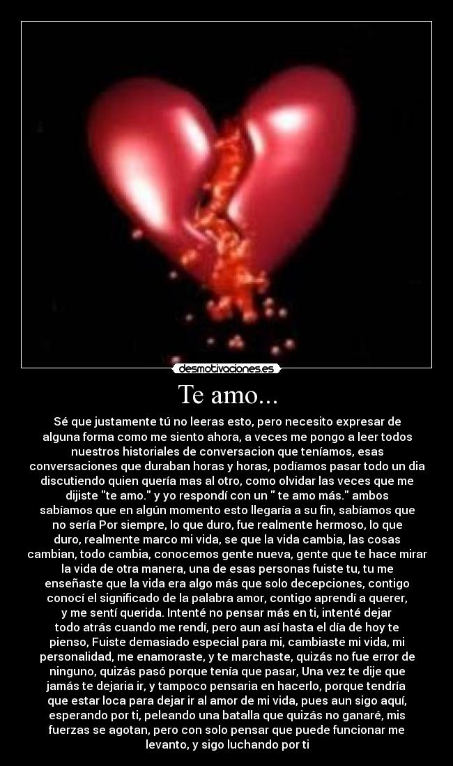 Te amo... - 