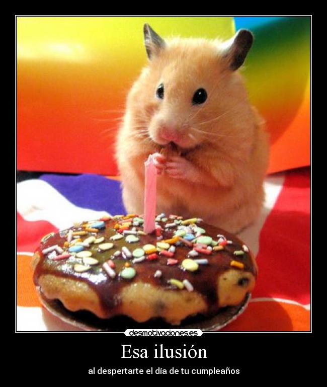 Esa ilusión - al despertarte el día de tu cumpleaños