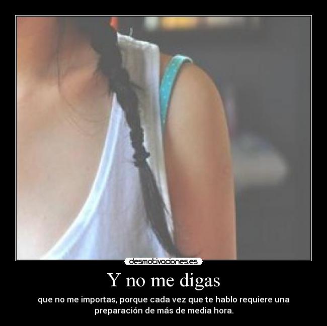 Y no me digas - 