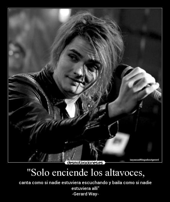 Solo enciende los altavoces, -