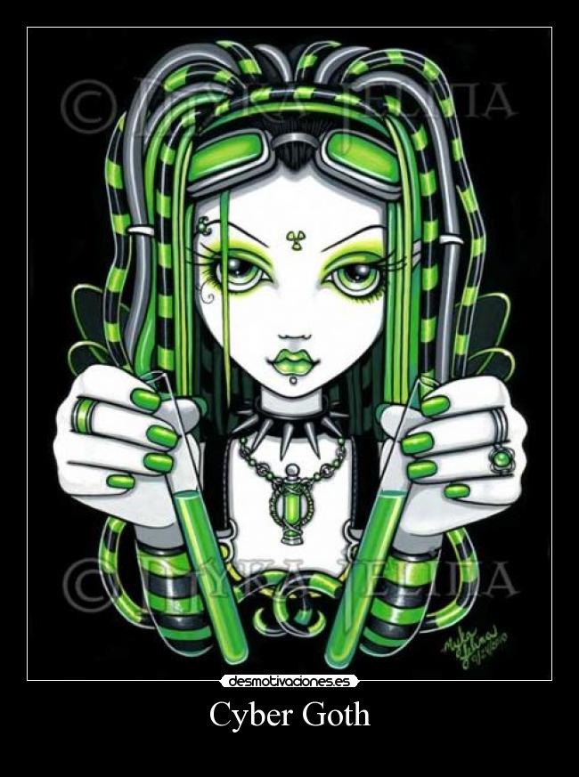 carteles cyber goth desmotivaciones