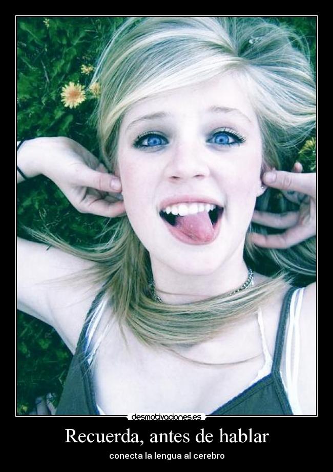 Recuerda, antes de hablar - conecta la lengua al cerebro