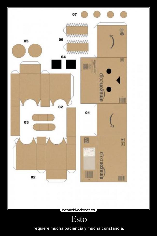 Esto - requiere mucha paciencia y mucha constancia.