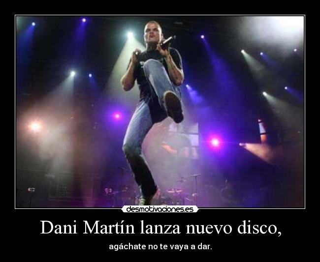Dani Martín lanza nuevo disco, -