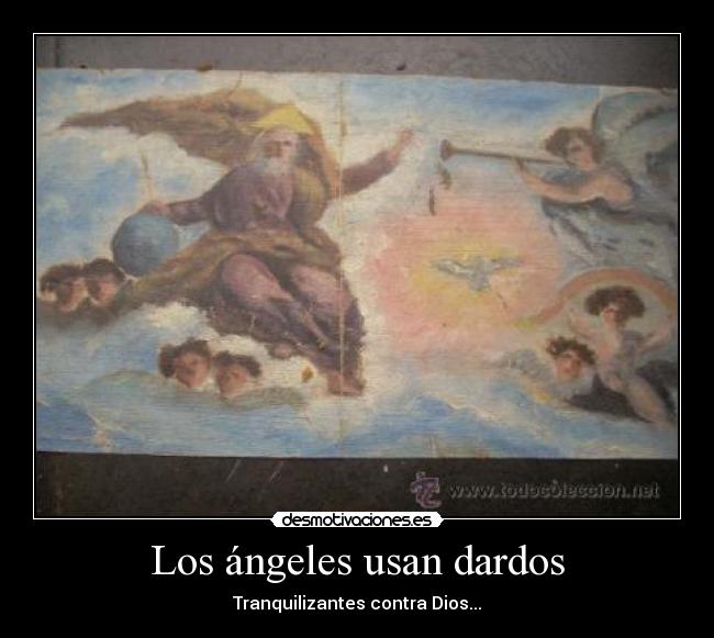 Los ángeles usan dardos -