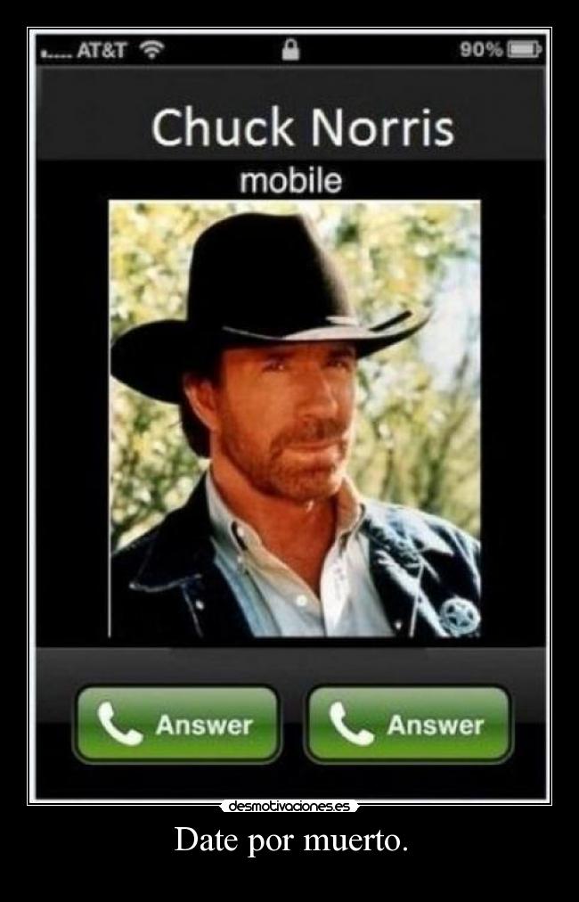 Date por muerto. - 