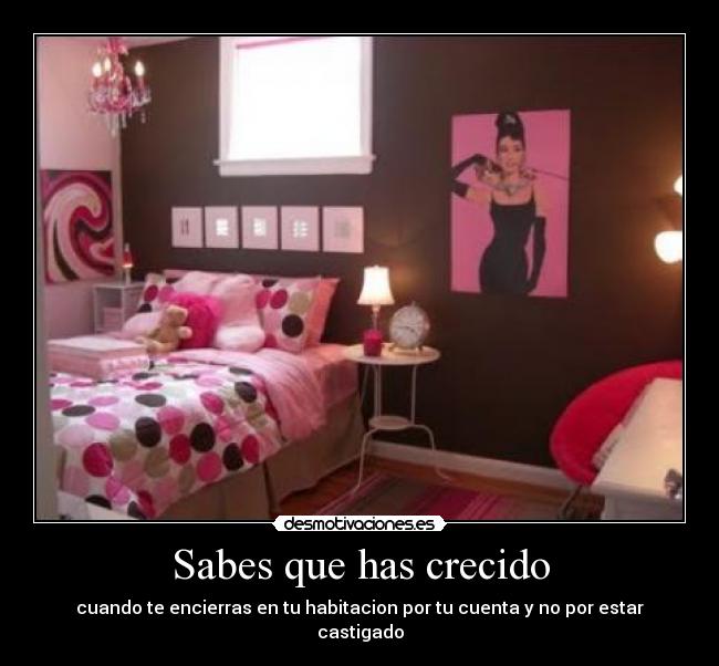 Sabes que has crecido - 