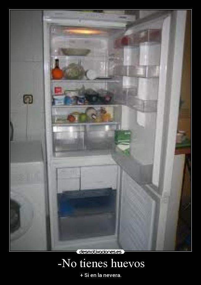 -No tienes huevos - 