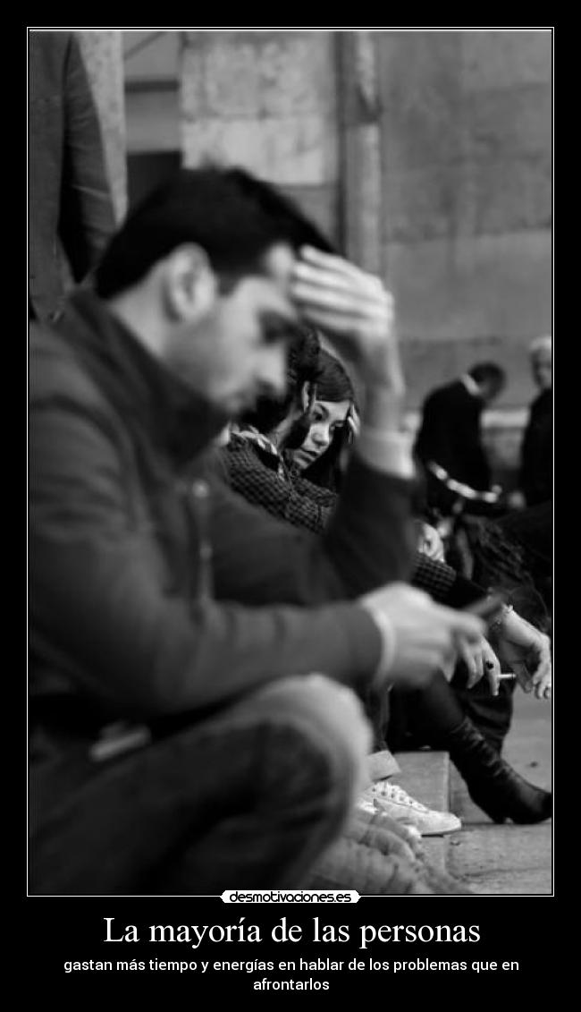 La mayoría de las personas -