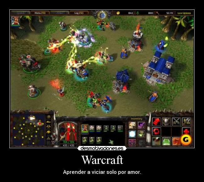 Warcraft - Aprender a viciar solo por amor.