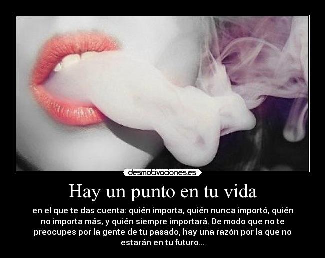Hay un punto en tu vida -