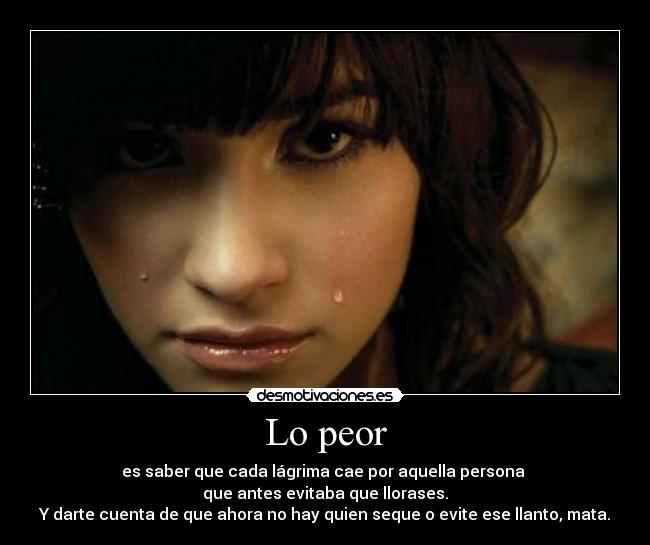 Lo peor - 