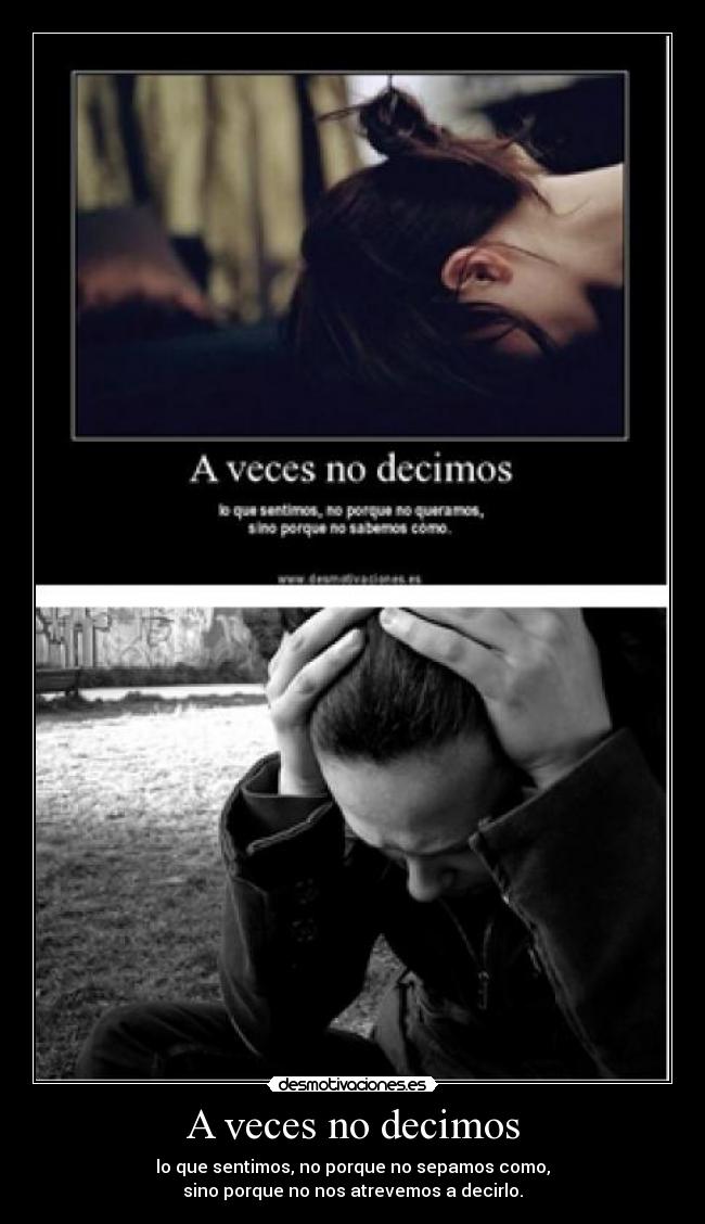 A veces no decimos - 