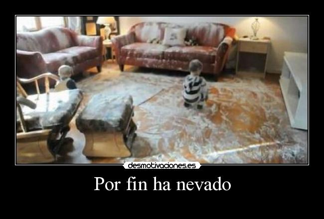 Por fin ha nevado -