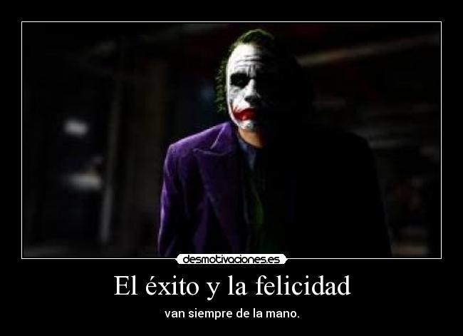 carteles felicidad the joker desmotivaciones