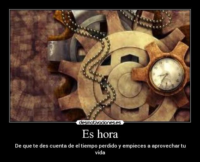 carteles hora desmotivaciones