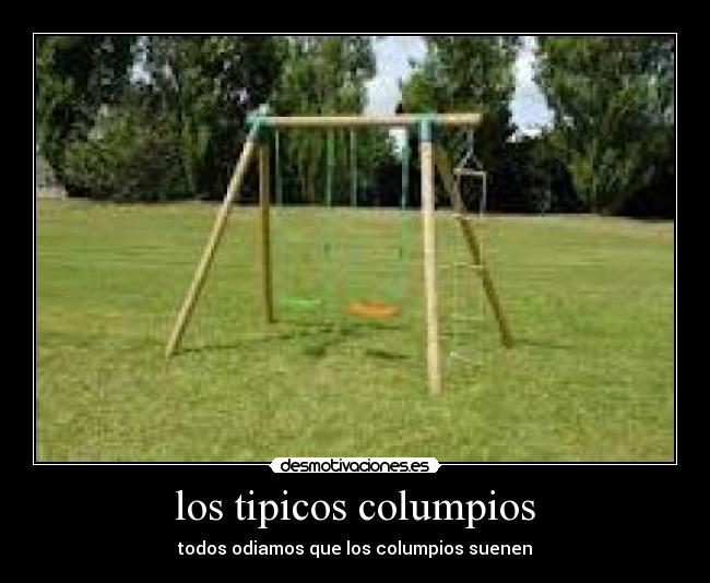 los tipicos columpios -