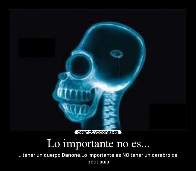 Lo importante no es... - 
