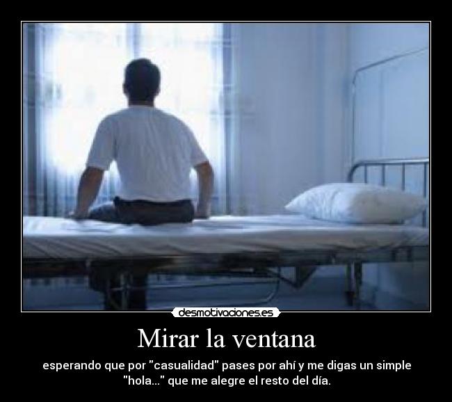 Mirar la ventana -