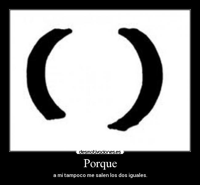 Porque - a mi tampoco me salen los dos iguales.