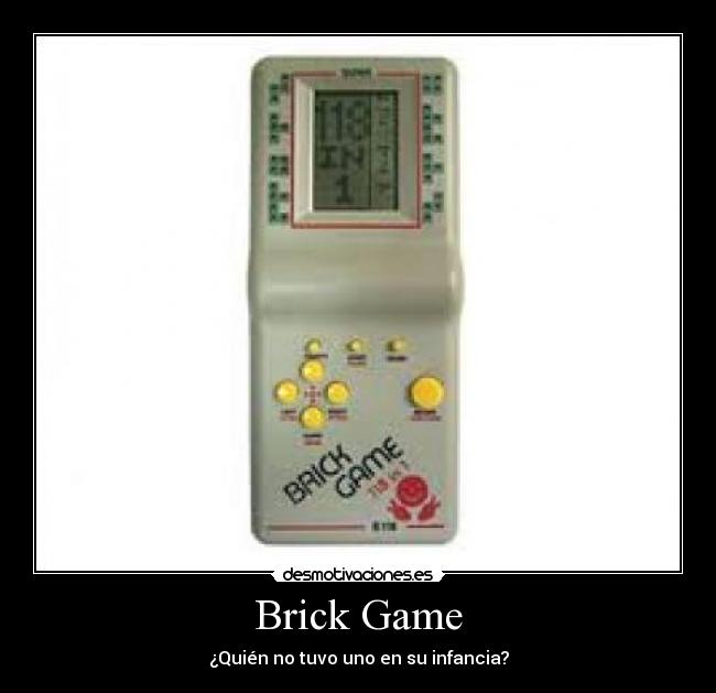 Brick Game - ¿Quién no tuvo uno en su infancia?