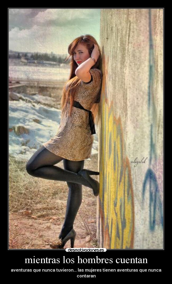 mientras los hombres cuentan -