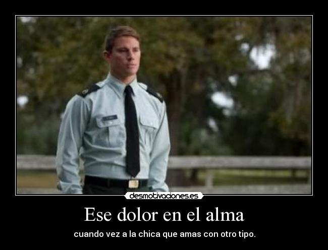 Ese dolor en el alma - cuando vez a la chica que amas con otro tipo.
