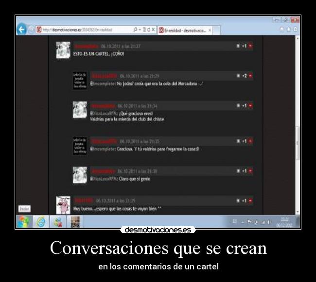 Conversaciones que se crean - 