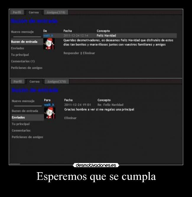 Esperemos que se cumpla - 