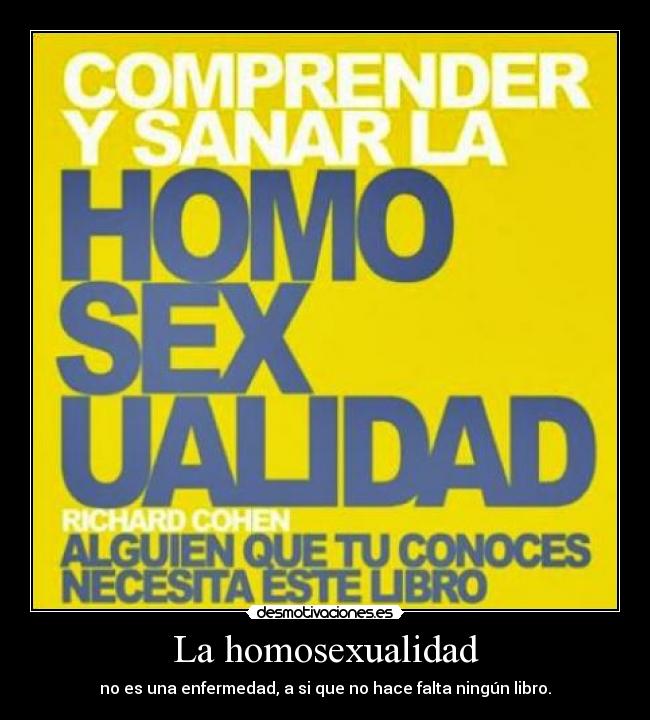 La homosexualidad -