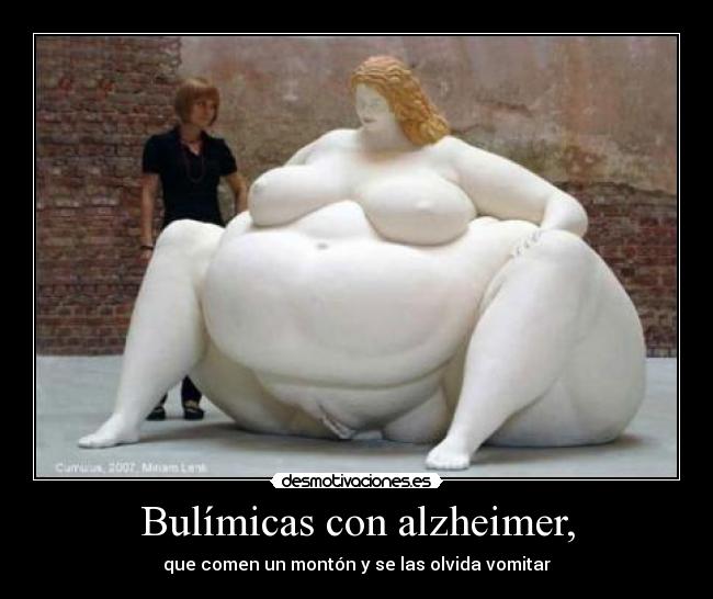 Bulímicas con alzheimer, - 