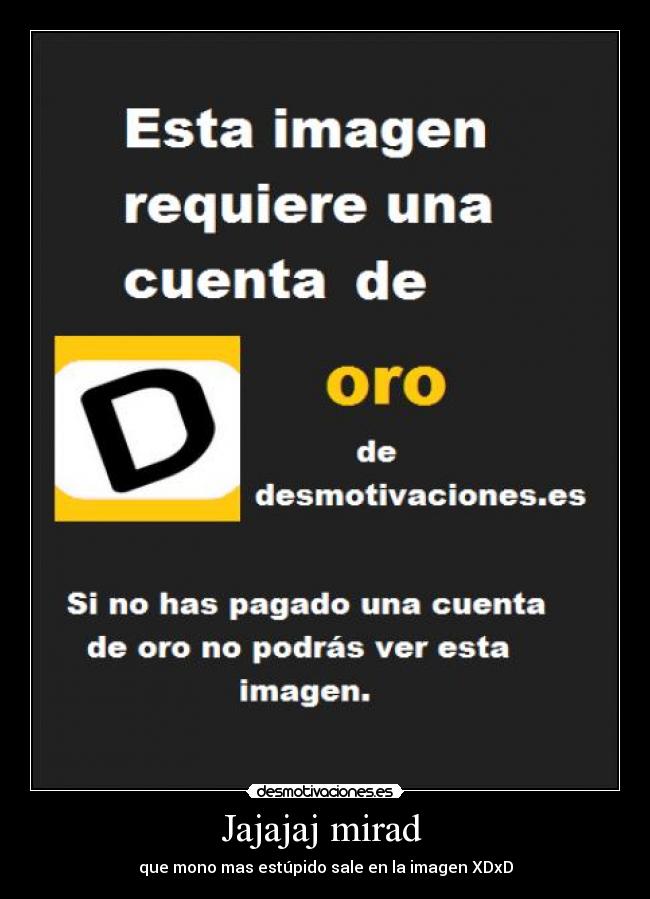 Jajajaj mirad - que mono mas estúpido sale en la imagen XDxD