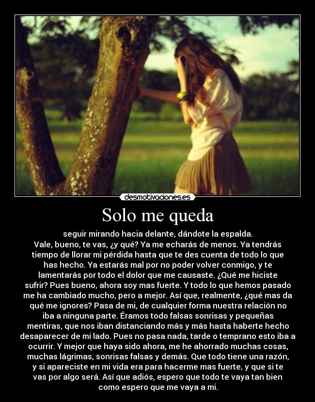 Solo me queda - 