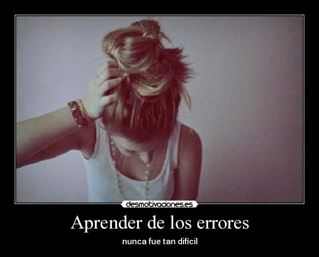 Aprender de los errores - 