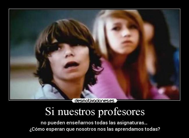 Si nuestros profesores - 