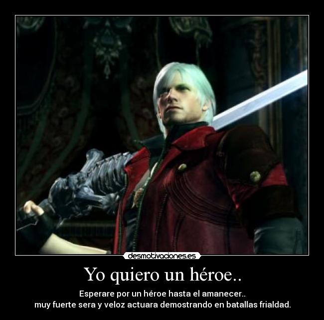 carteles dmc anime dante lizzysp desmotivaciones