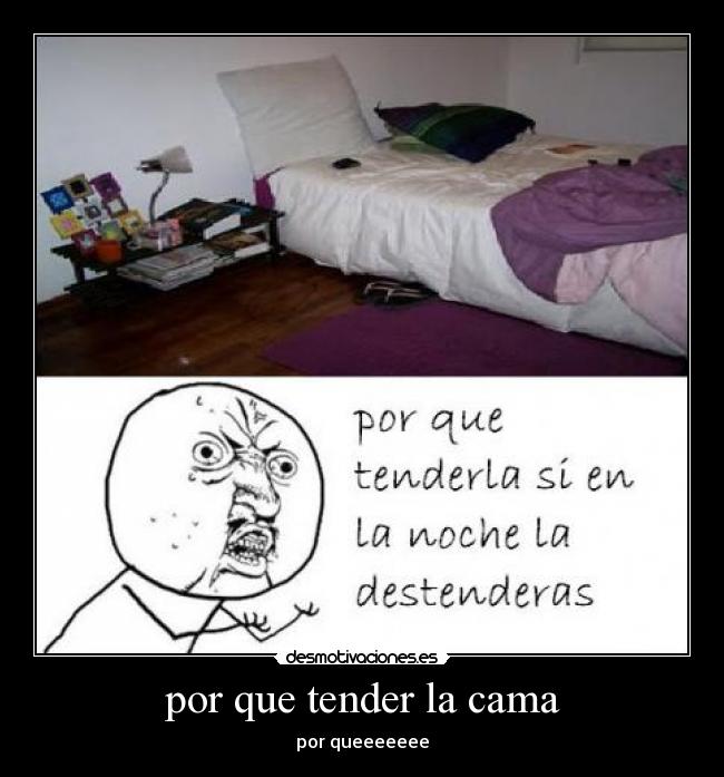 por que tender la cama - 
