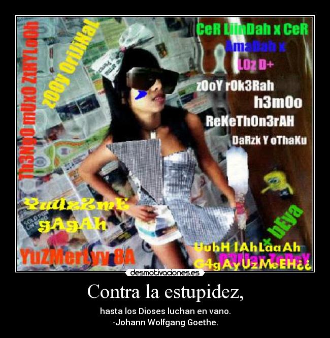 Contra la estupidez, - 