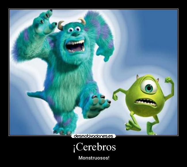 carteles monstruos desmotivaciones