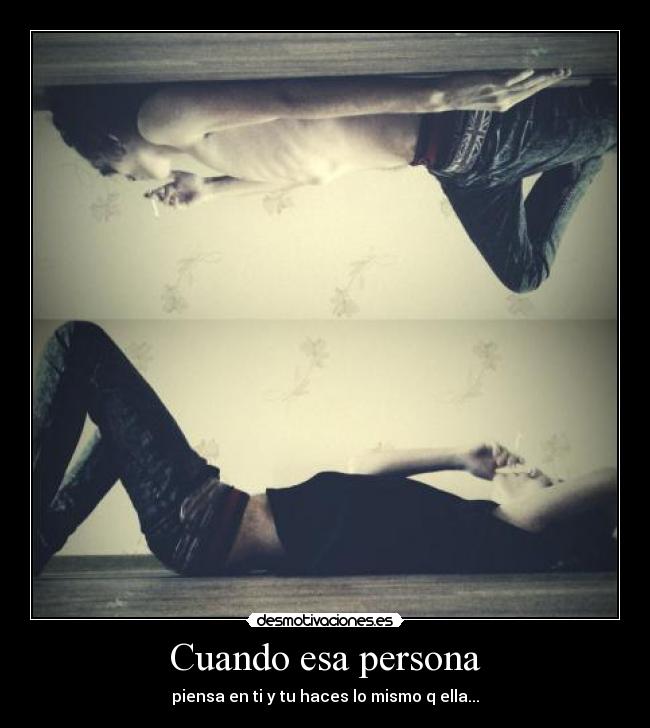 Cuando esa persona -