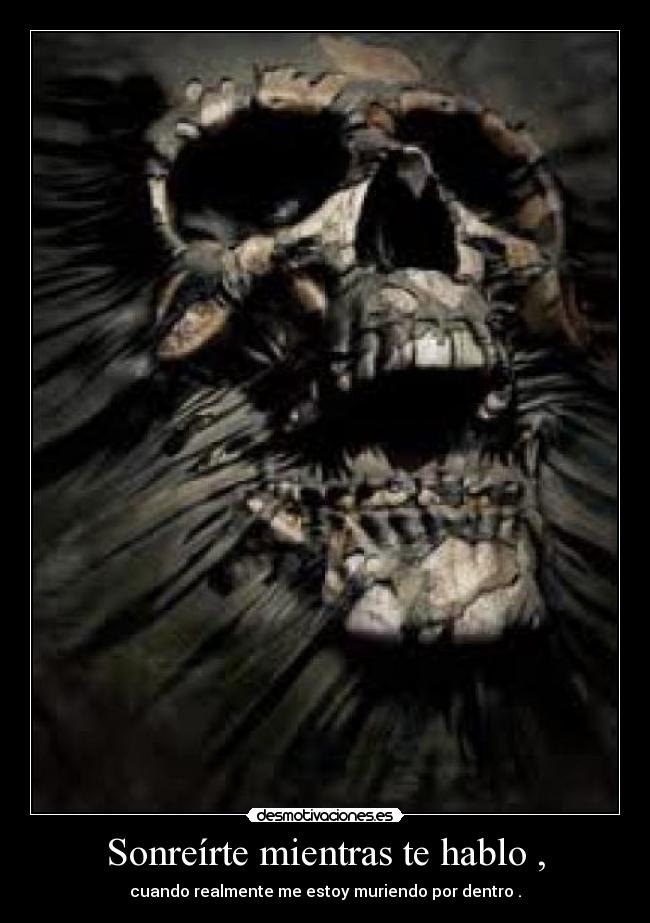 Sonreírte mientras te hablo , -