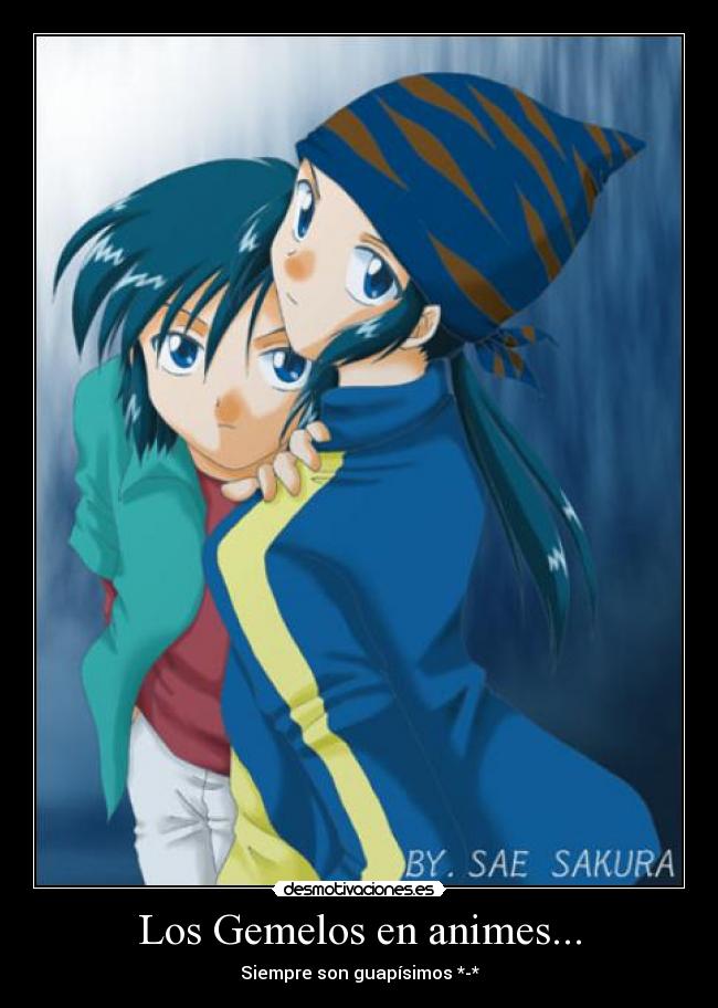 Los Gemelos en animes... - 