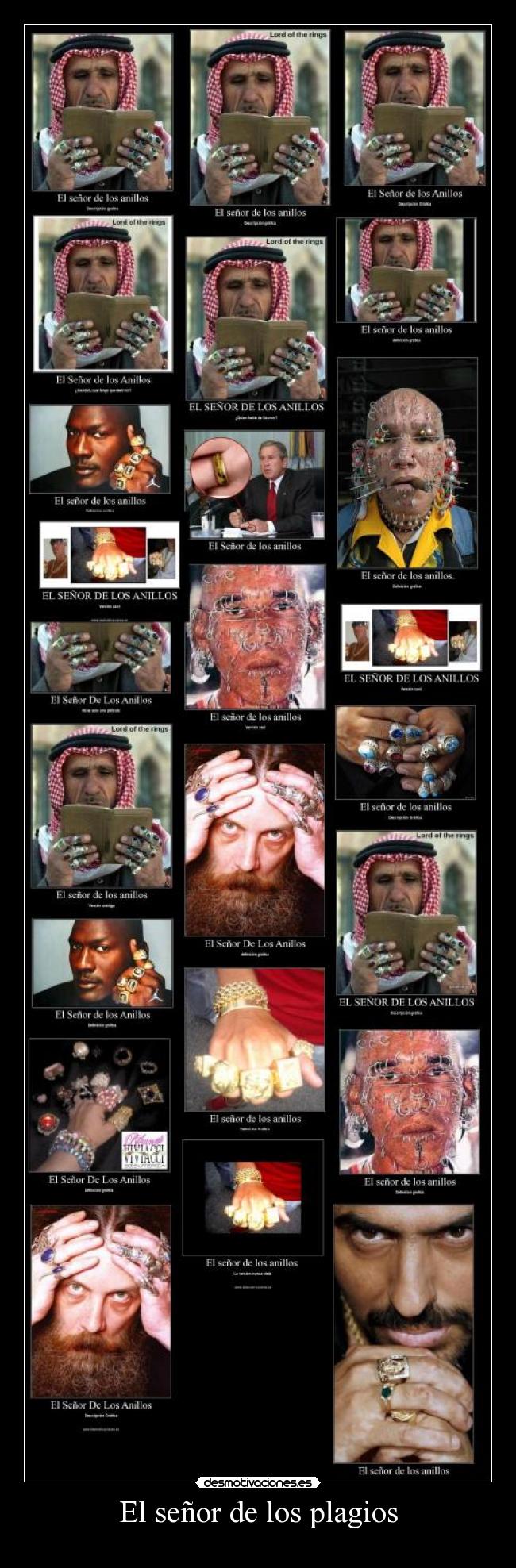 El señor de los plagios -