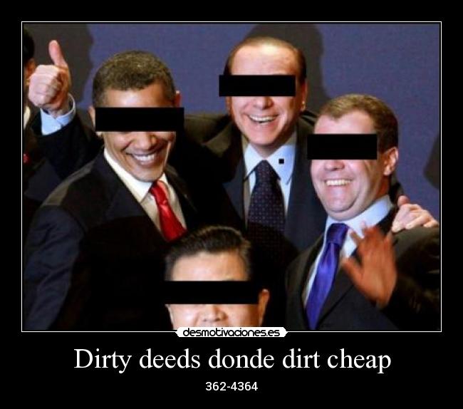 Dirty deeds donde dirt cheap - 