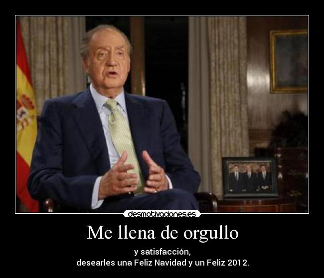 Me llena de orgullo - y satisfacción,
desearles una Feliz Navidad y un Feliz 2012.