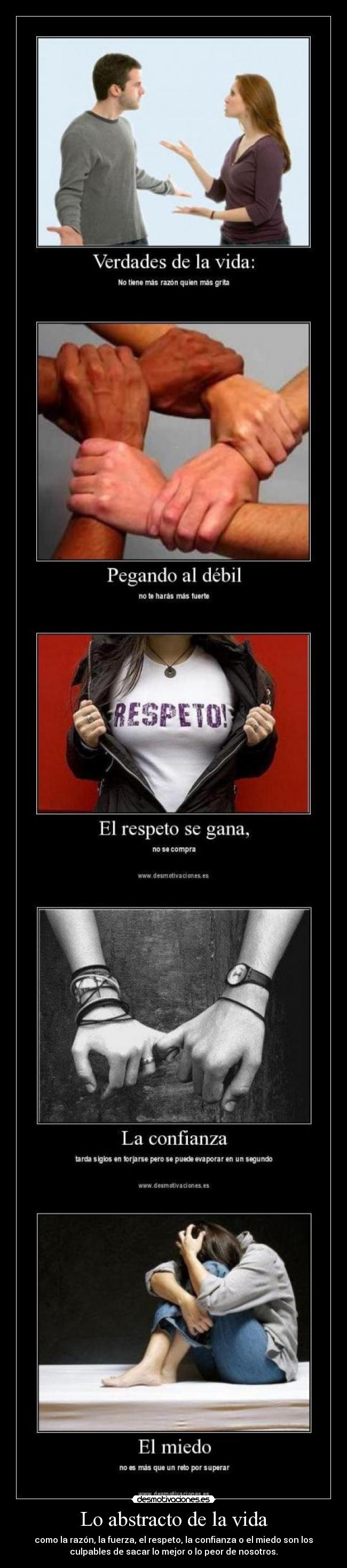 Lo abstracto de la vida -