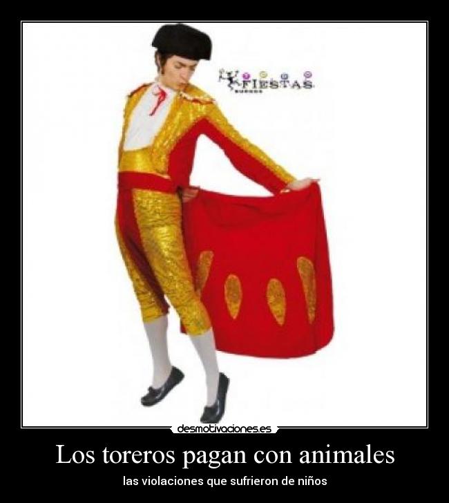 Los toreros pagan con animales - 